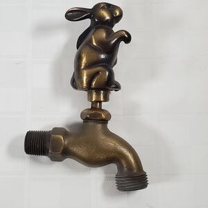 Brass Bunny Spicket Faucet NWOT'S
